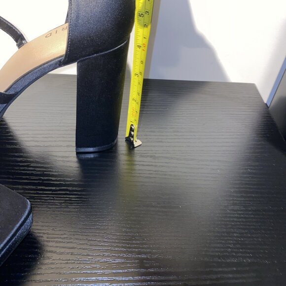 Torrid 11W Black Satin Strappy High Heel - Picture 6 of 8